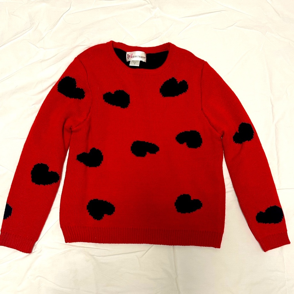 Girls Valentine’s Sweater